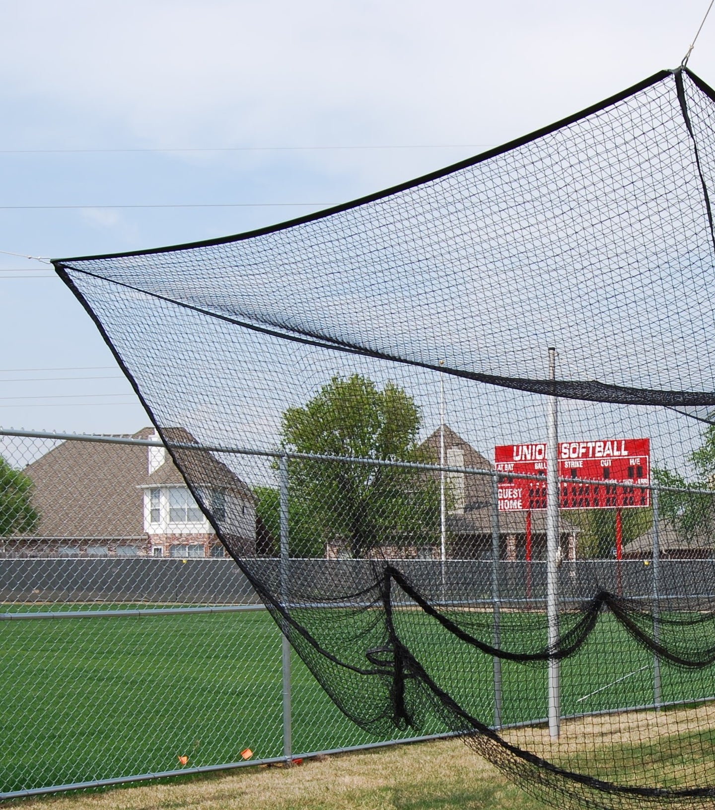 Gared Outdoor Batting Cage Net, 1-3/4" Square Mesh
