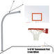 656-ST-DR - Basketball System - Gooseneck (5-9/16 in. Pole with 6 ft. Offset) - 60 in. Steel Backboard - Double Rim Goal - Image 1