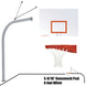 656-ST-UG - Basketball System - Gooseneck (6 in. Pole with 6 ft. Offset) - 60 in. Steel Backboard - Playground Goal - Image 1