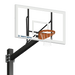 770-AC-UB - Basketball System - Titan  (Powder Coated) Black (6 in. x 6 in. Pole with 6 ft. Offset) - 72 in. Acrylic Backboard - Playground Breakaway Goal - Image 1