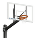 774-AC-UB - Basketball System - Titan  (Powder Coated) Black (6 in. x 6 in. Pole with 4 ft. Offset) - 72 in. Acrylic Backboard - Playground Breakaway Goal (Surface Mount) - Image 1