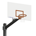 770-RS-UB - Basketball System - Titan  (Powder Coated) Black (6 in. x 6 in. Pole with 6 ft. Offset) - 72 in. Steel Backboard - Breakaway Playground Goal - Image 1