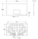 Bison Molded Rectangular Backboard