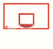 Bison 42" x 72" Rectangular Steel Backboard