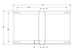 Bison 42" x 72" Rectangular Steel Backboard