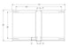 Bison 42" x 72" Rectangular Steel Backboard