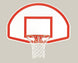 Bison Lifeguard White Aluminum Backboard with Border & Shooter's Square