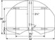 Bison 39" x 54" Ruff Play Rear Mount Steel Playground Backboard