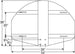 Bison Fan-Shaped Steel Playground Backboard Retrofit Kit