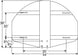 Bison Fan-Shaped Steel Playground Backboard Retrofit Kit