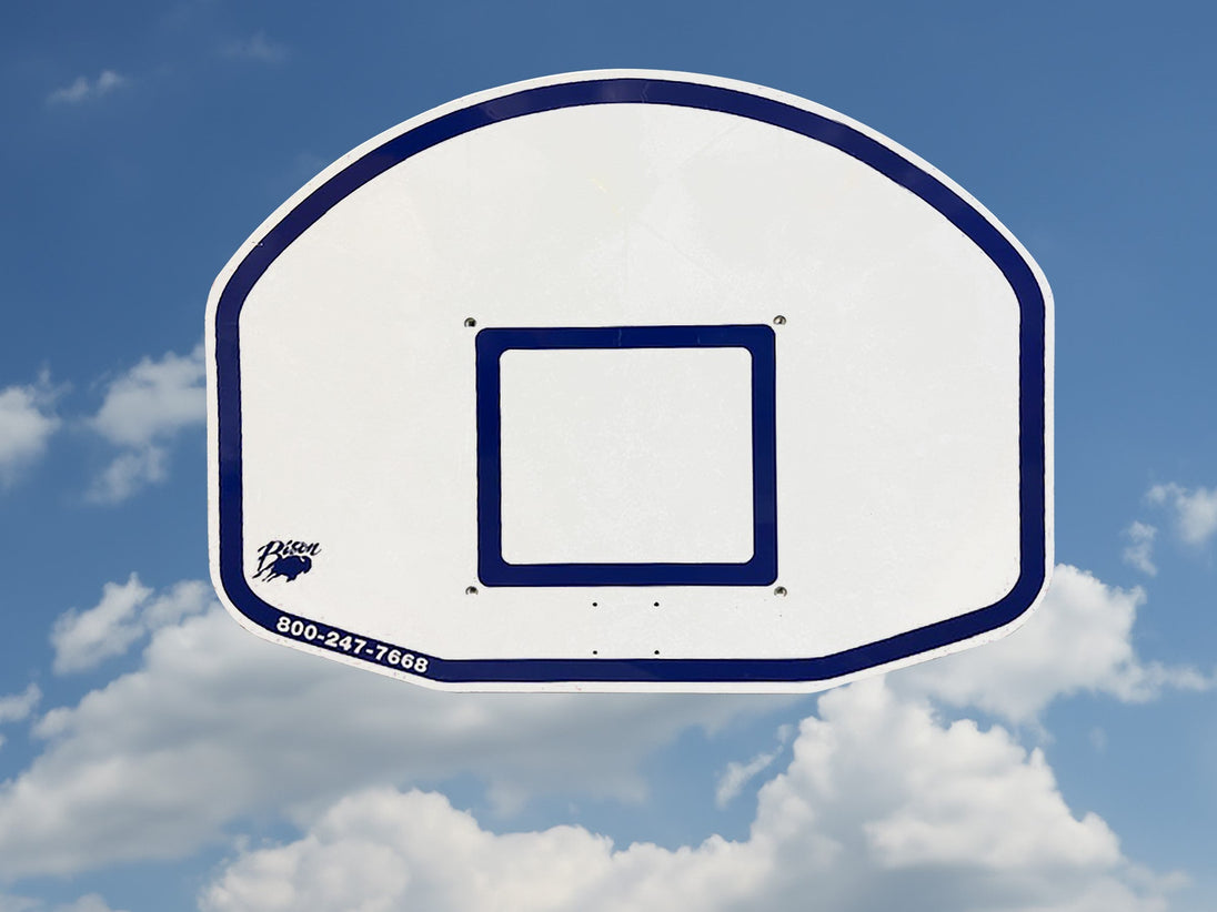 Bison 36" x 48" Fan Shaped Molded Graphite Backboard