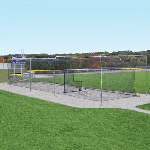 JayPro Sports Batting Tunnel Frame - Single (70 ft.) - Surface Mounted (Outdoor)