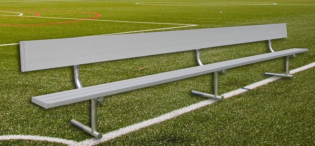 Gared Spectator 7' 6" Portable Bench with Back