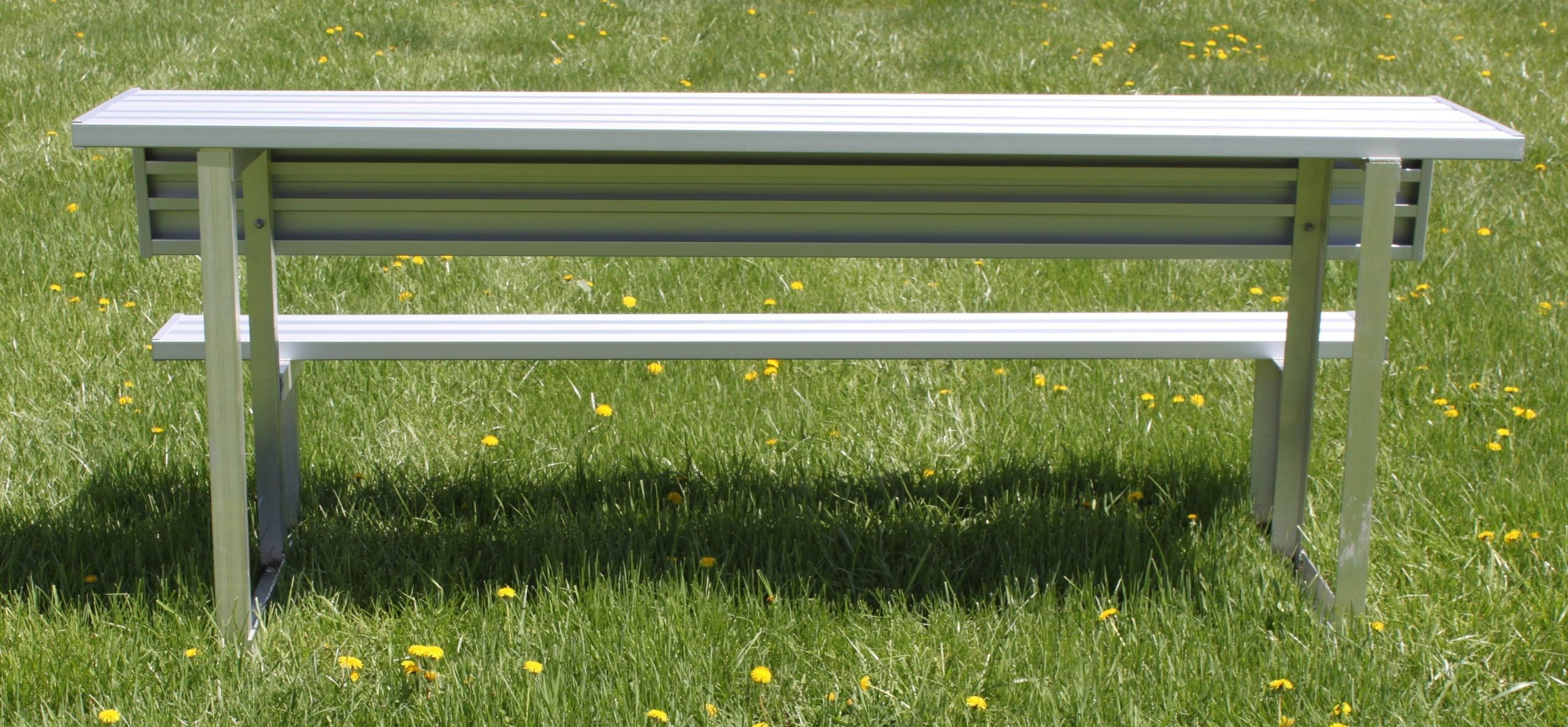 Gared Spectator 15' Portable Bench with Shelf