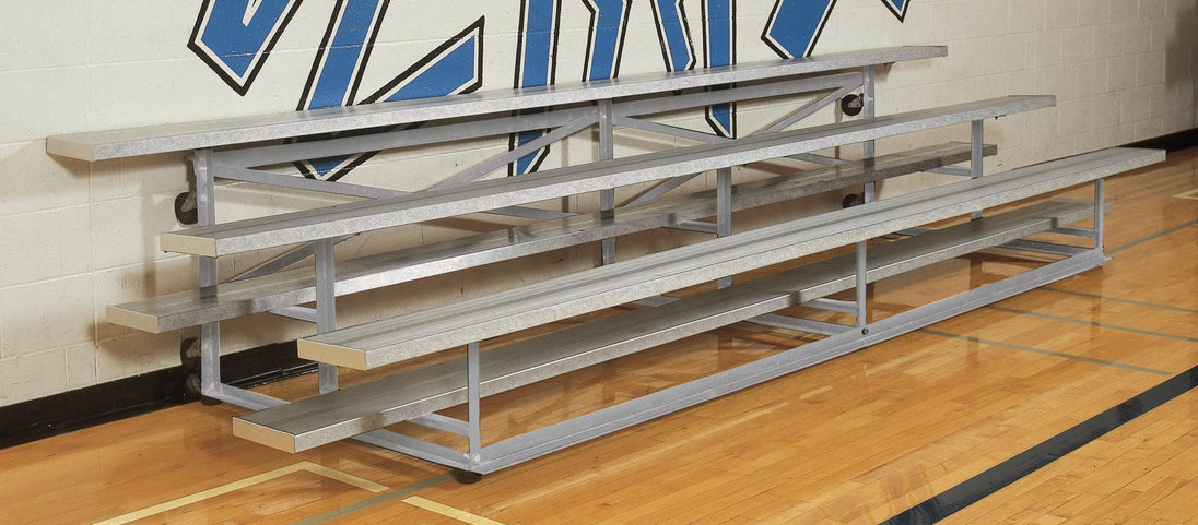 Bison All Aluminum Easy Store Indoor Bleachers