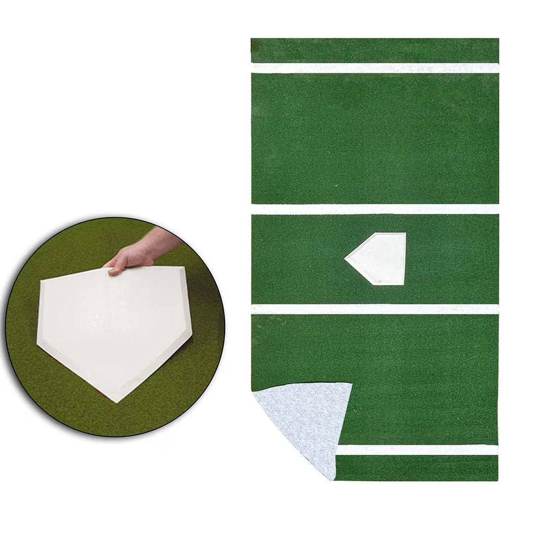 JayPro Sports Batting Mat (6 ft.L x 12 ft.W) (Turf)