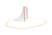 JayPro Sports Lacrosse Crease - Portable with Storage Bag