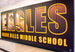 Bison Firewall™ Graphic Hidden Mount Wall Padding 2' x 6' Panel