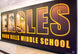 Bison Firewall™ Graphic Hidden Mount Wall Padding 2' x 6' Panel