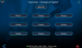 Screen displaying a 'Favorites - Change of Speed' menu with options and buttons on a dark background.