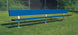 Bison Player Bench with Backrest, Fixed or Portable