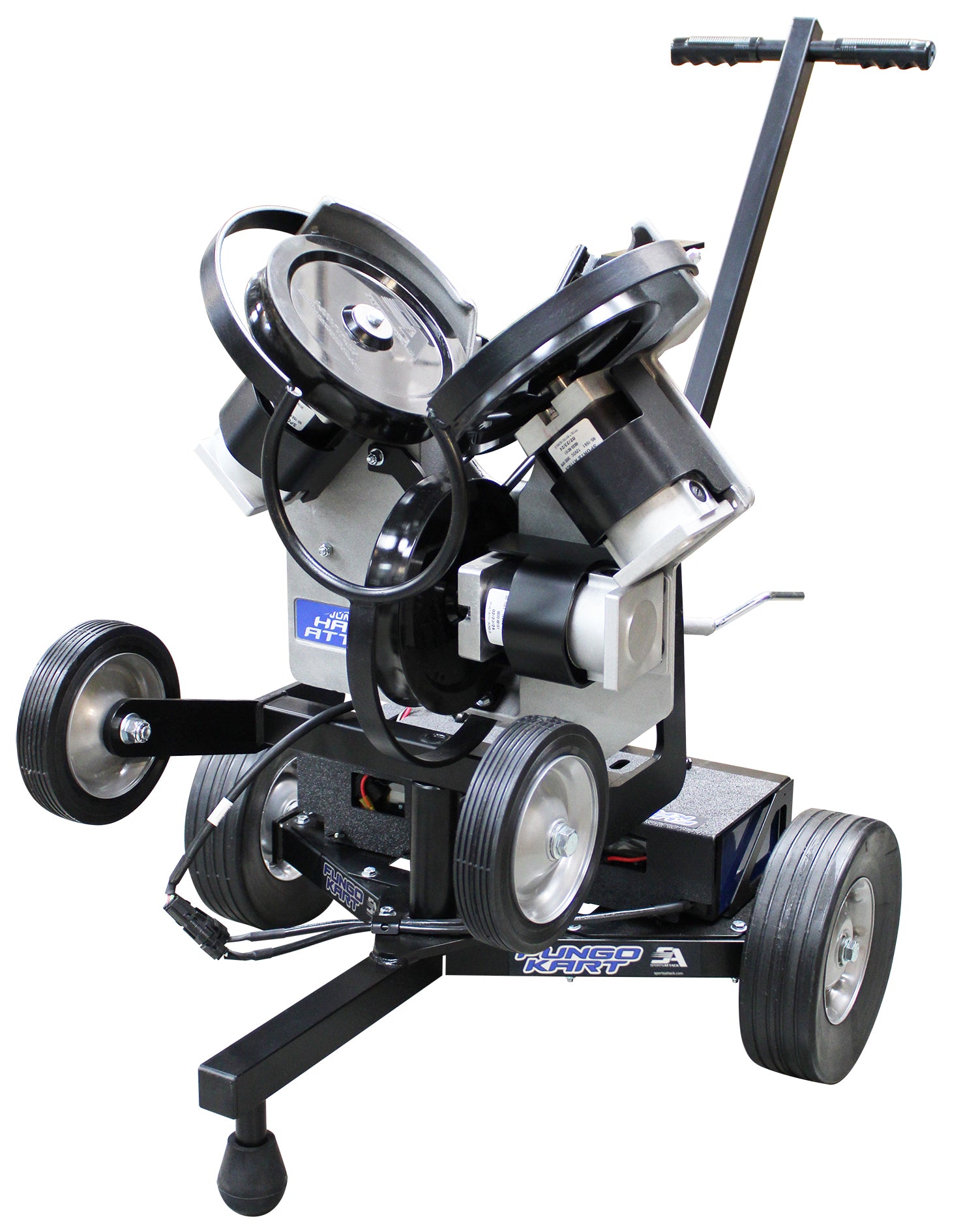 Sports Attack Junior Fungo Kart Machine Combo (DC Model) for Baseball