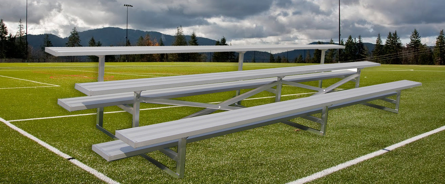 Gared Spectator Stationary 21' Bleacher, 3 Row