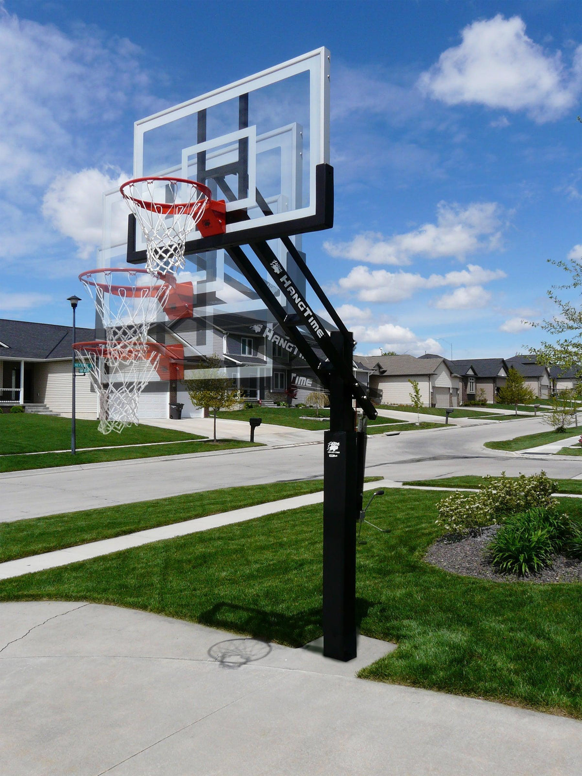 Bison HangTime 6" Adjustable Height Basketball Systems