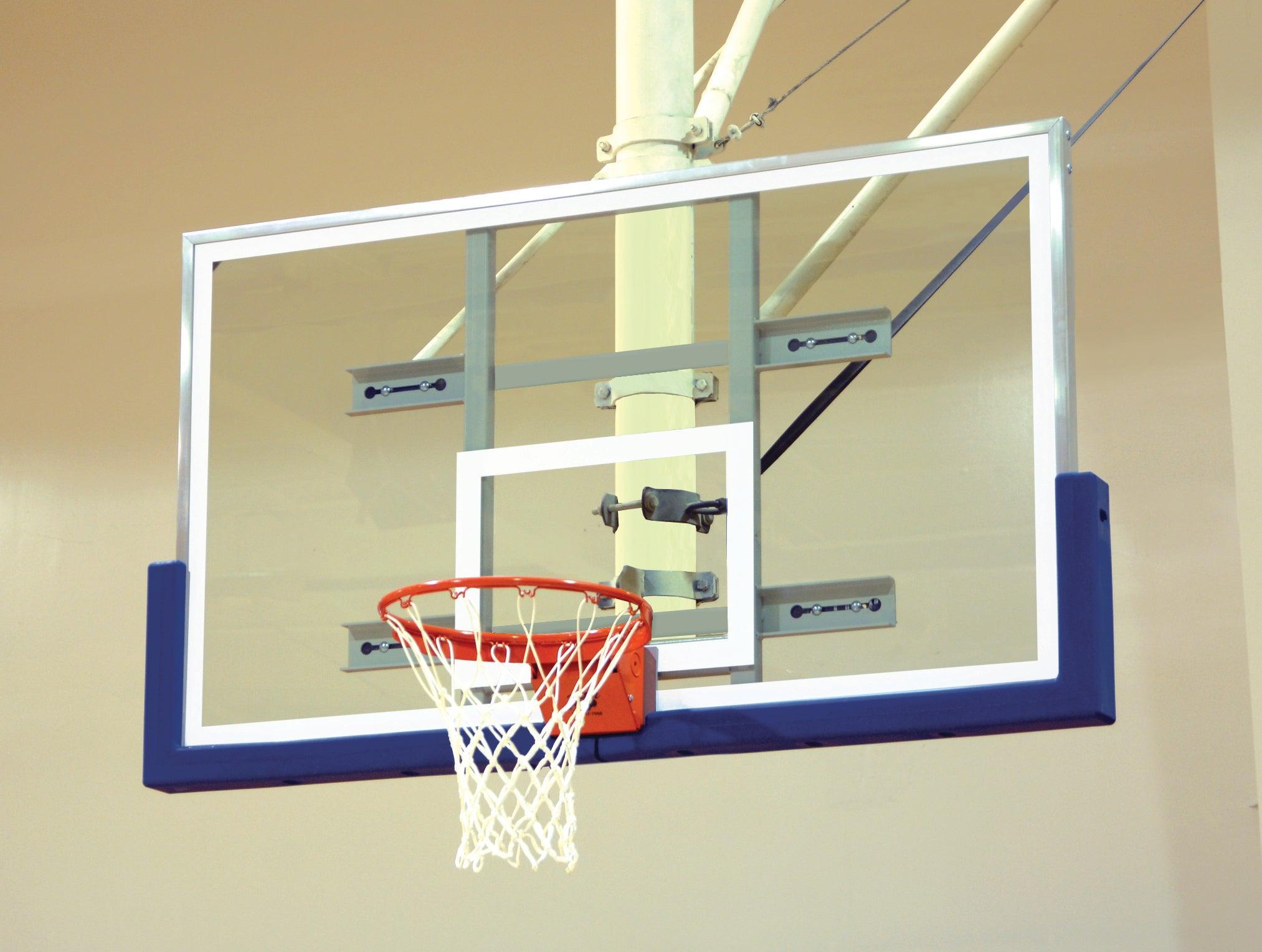 Bison Official Premium Conversion Board Gym Upgrade Package - 42″x72″ Glass Backboard