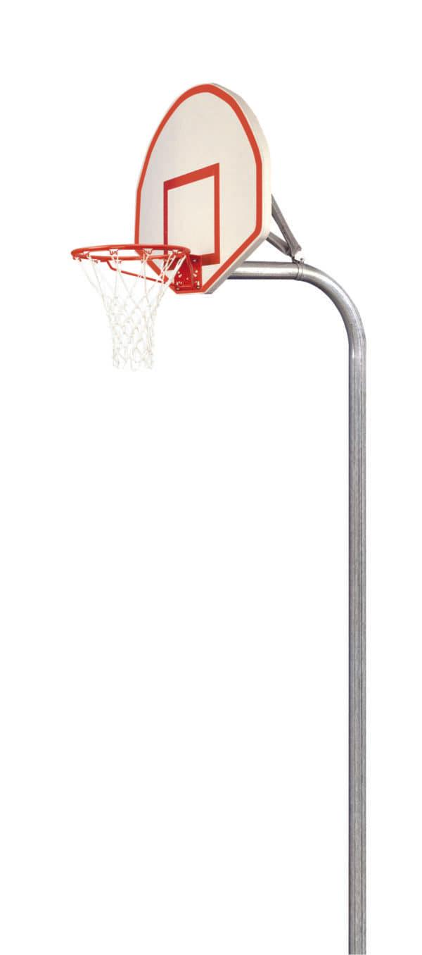 Bison 3-1/2" Tough Duty Steel Fan Playground Basketball System