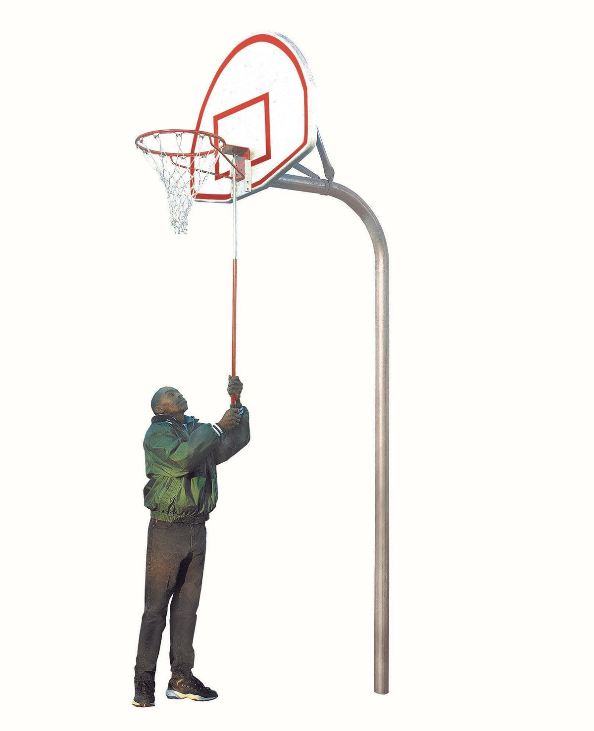 Bison 3-1/2" Tough Duty Removable Playground Basketball System