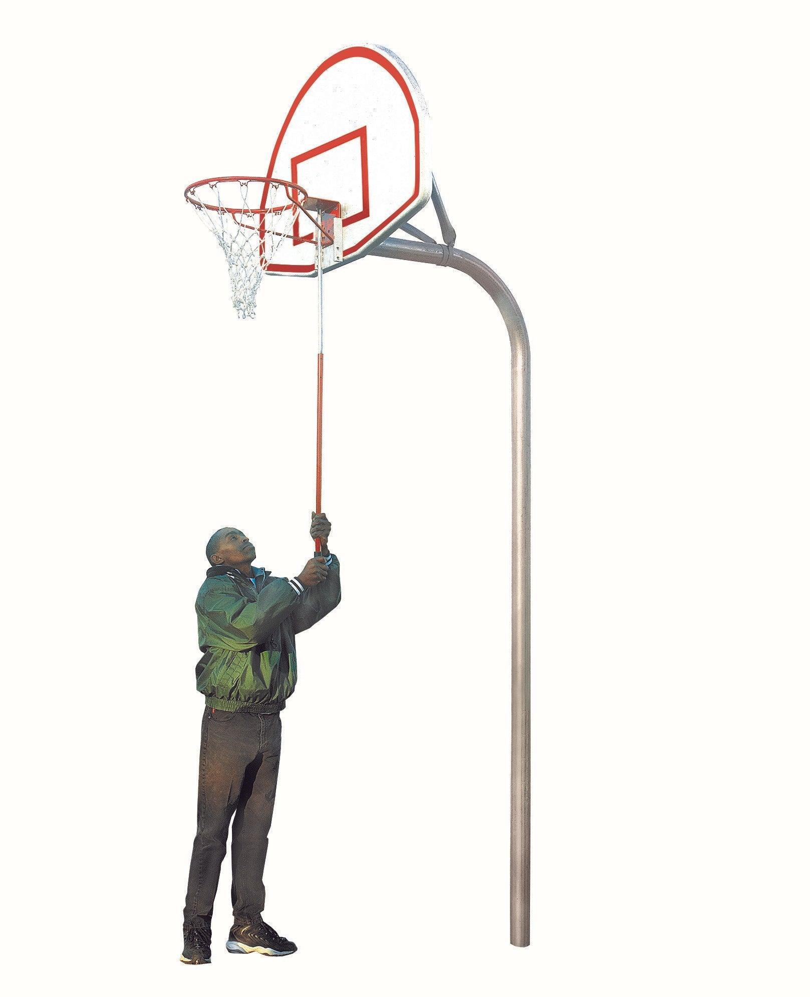 Bison 3-1/2" Tough Duty Removable Playground Basketball System