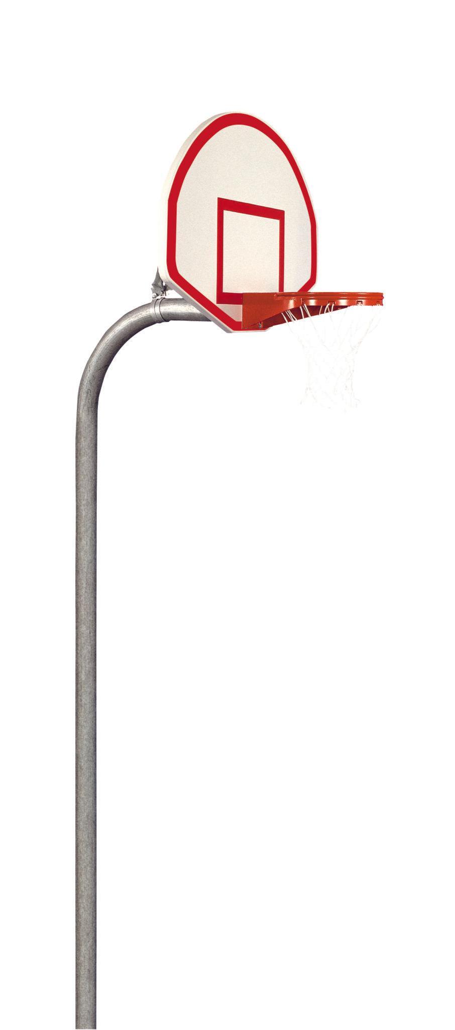 Bison 4-1/2" Heavy Duty Steel Fan Playground Basketball System