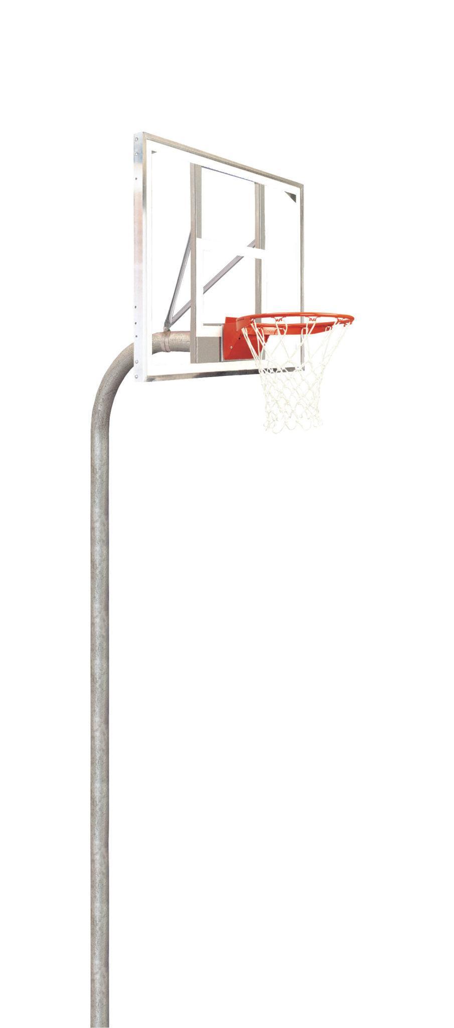 Bison 4-1/2" Heavy Duty Polycarbonate Rectangular Playground Basketball System