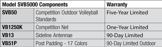 Bison 28' Official Beach Volleyball Net