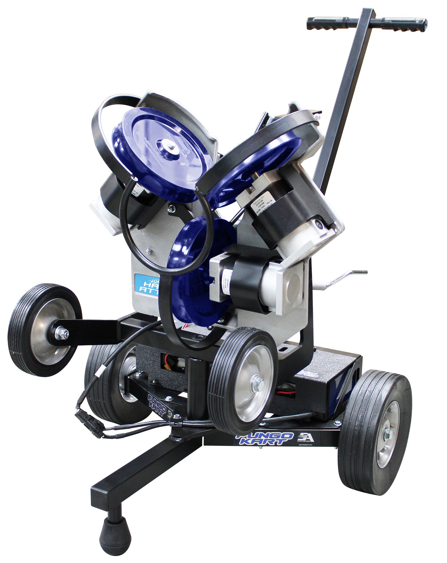 Sports Attack Junior Fungo Kart Machine Combo (DC Model) for Softball