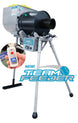 Team Feeder machine with remote control on a white background