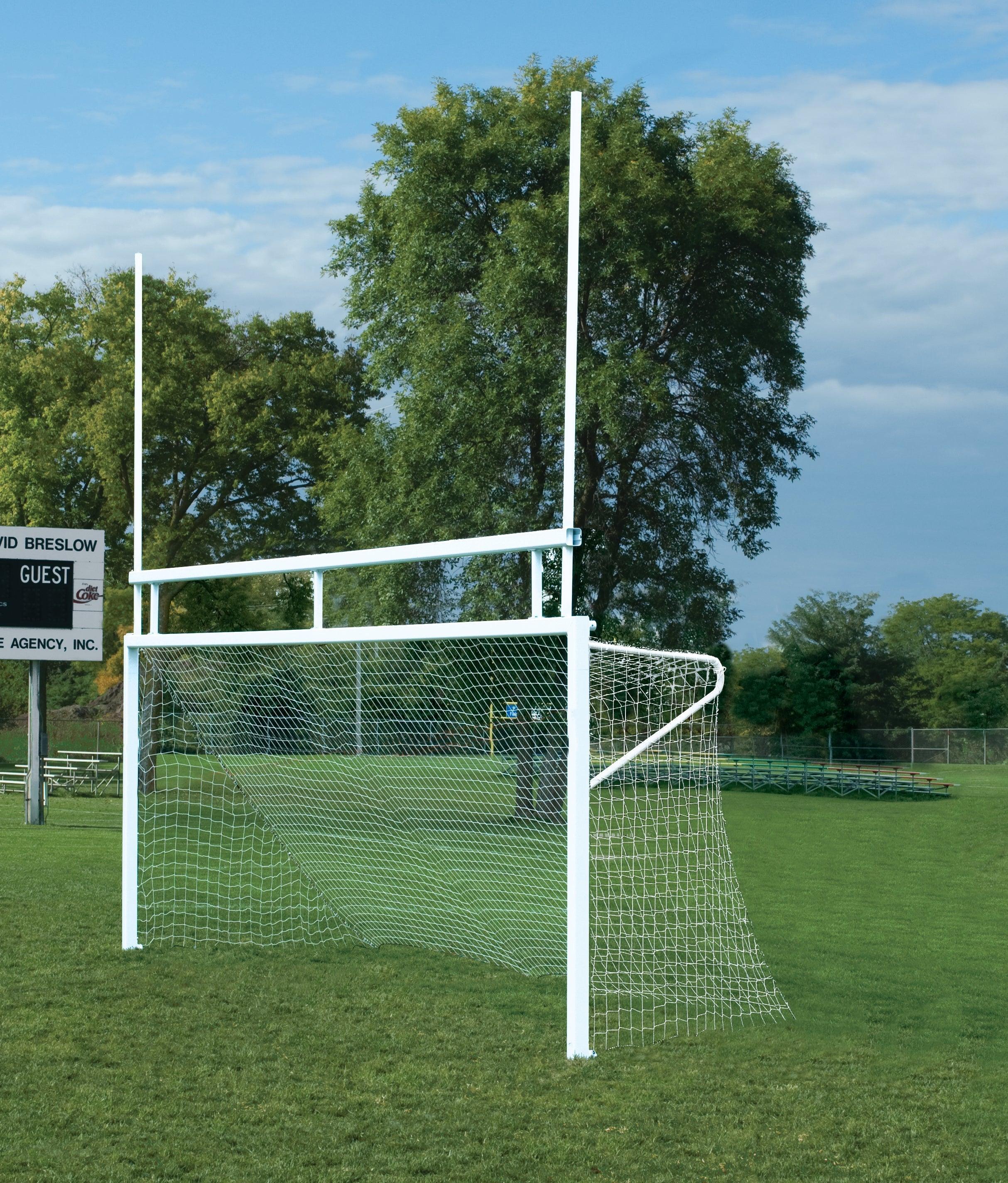 Bison Combo Soccer/Football In-Ground Aluminum Goals