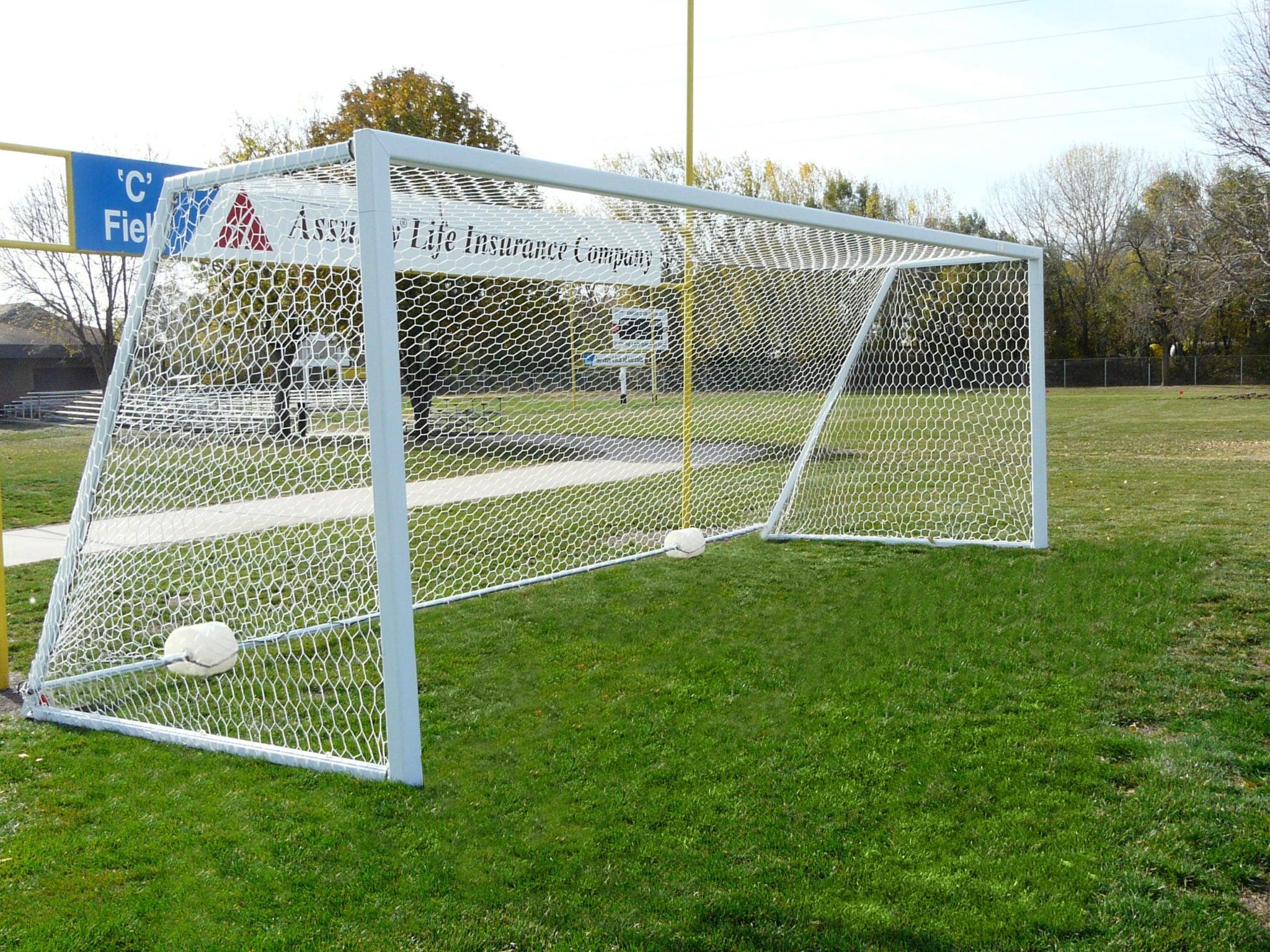 All Aluminum No Tip Portable Soccer Goals (Official Size)