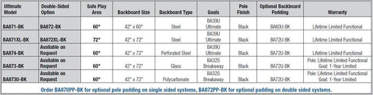 Bison Ultimate Double-Sided Basketball System