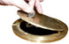 Bison Floating Floor Socket with Lockable Brass Hinged Cover Plate