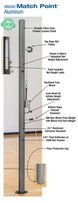 Bison Match Point Aluminum Complete System without Sockets