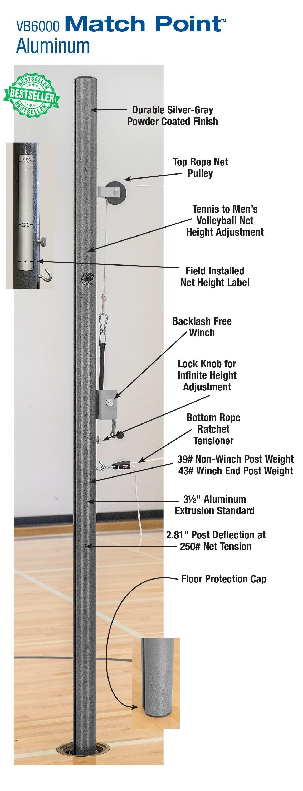 Bison Match Point Aluminum System without Padding