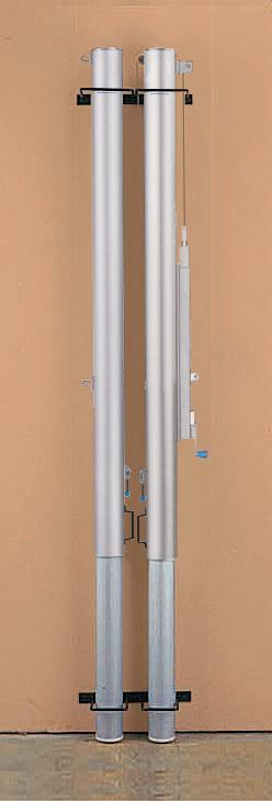 Bison Volleyball Wall Mounted Post Storage Brackets