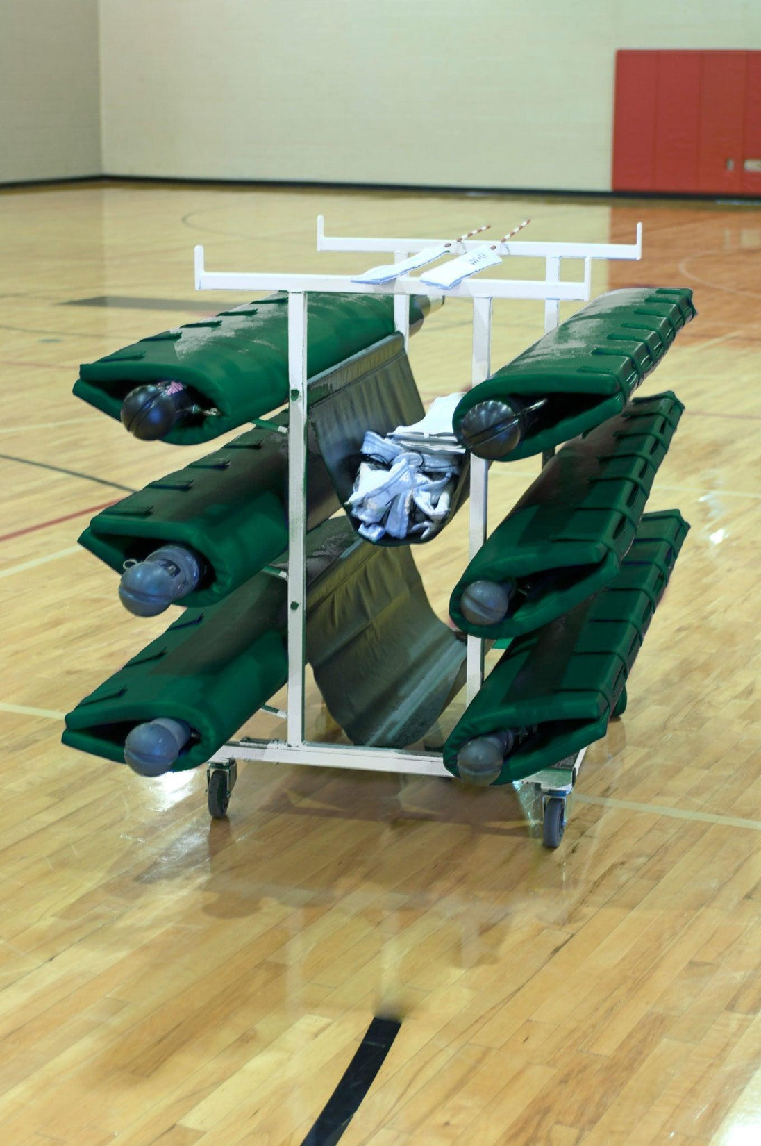 Bison Six Post Deluxe Volleyball Cart