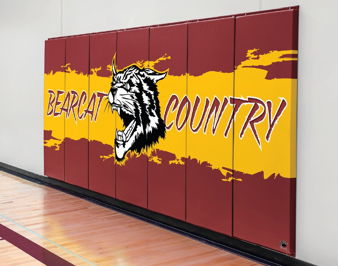 Bison Firewall™ Graphic Flange Mount Wall Padding 2' x 6' Panel