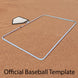 JayPro Sports Batter's Box Template - Adjustable