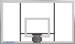 JayPro Sports Basketball System - Straight Post (5-9/16 in. Pole with 6 ft. Offset) - 72 in. Acrylic Backboard - Playground Goal