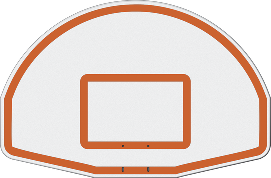 996-FABT-DR - Basketball System - Gooseneck (4-1/2 in. Pole with 4 ft. Offset) - 54 in. Aluminum Fan Board - Double Rim Goal - Image 2