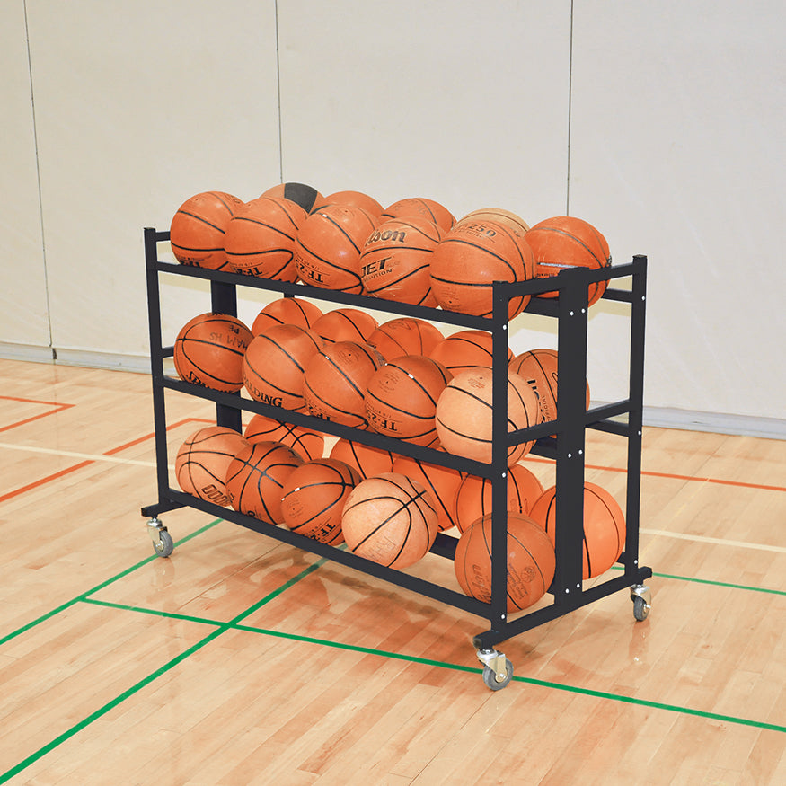 JayPro Sports Ball Cart - Double - Atlas  Series (30 Ball)